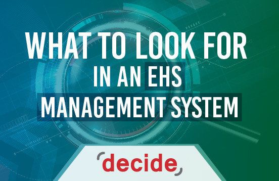 What Look for EHS System
